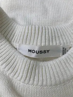 MOUSSY/マウジー/ニット/セーター/トップス/ホワイト/F