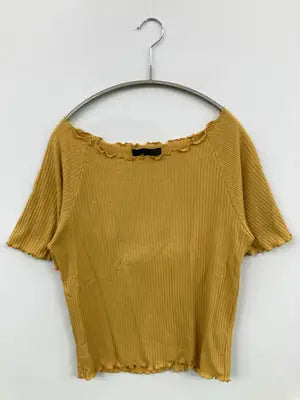 SUGAR SPOON/シュガースプーン/Tシャツ/カットソー/トップス/イエロー/F