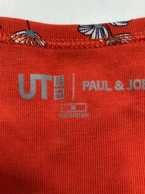 UNIQLO/ユニクロ/Tシャツ/カットソー/トップス/レッド/M