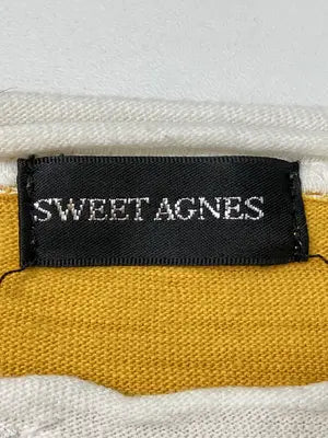 SWEET AGNES/Tシャツ/カットソー/トップス/イエロー/M