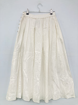 オオカミとフクロウ/ロングスカート/スカート/ホワイト