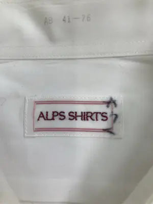 ALPS SHIRTS/シャツ/ブラウス/トップス/ホワイト/不明