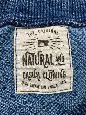 natural and casual clothing/スウェット/トップス/ネイビー/L