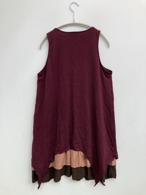 Mignon/ミニョン/チュニック/ワンピース/ドレス/レッド/L