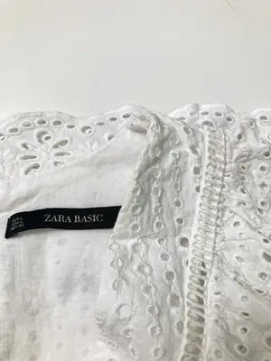 ZARA BASIC/ザラベーシック/ワンピース/ワンピース/ドレス/ホワイト/L
