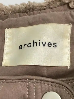 archives/アルシーヴ/ブルゾン/ジャケット/アウター/ブラウン/F