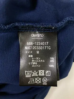 nano UNIVERSE/ナノユニバース/Tシャツ/カットソー/トップス/ネイビー/M