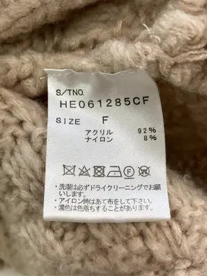 Heather/ヘザー/ニット/セーター/トップス/ベージュ/F