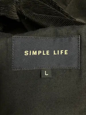 SIMPLE LIFE/シンプルライフ/テーラードジャケット/ジャケット/アウター/ブラック/L
