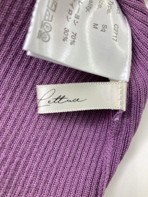 Kobe lettuce/コウベレタス/Tシャツ/カットソー/トップス/パープル/M