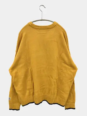 VISION STREET WEAR/ヴィジョンストリートウェア/ニット/セーター/トップス/イエロー/M