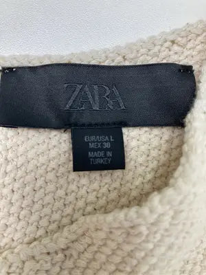 ZARA/ザラ/ニット/セーター/トップス/アイボリー/L