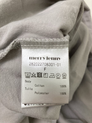 merry jenny/メリージェニー/チュニック/ワンピース/ドレス/グレー/F