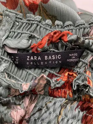 ZARA BASIC/ザラベーシック/ワンピース/ワンピース/ドレス/グリーン/USA M