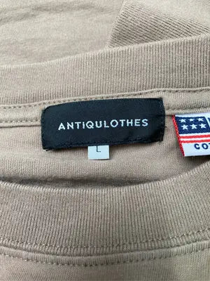 ANTIQULOTHES/アンティクローズ/Tシャツ/カットソー/トップス/ブラウン/L