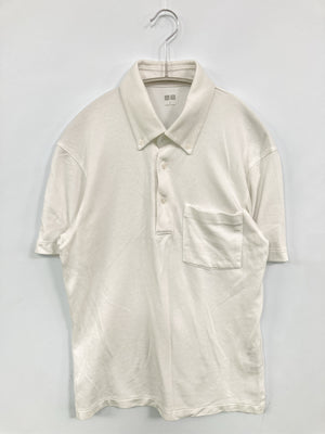 UNIQLO/ユニクロ/ポロシャツ/トップス/ホワイト/S