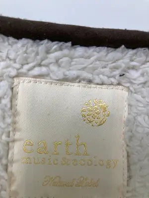 earth music&ecology/アースミュージックアンドエコロジー/ノーカラーコート/ジャケット/アウター/カーキ/M