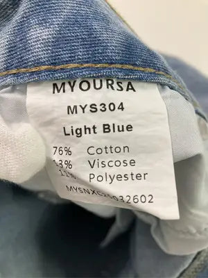 MYOURSA/デニムパンツ/パンツ/スカイブルー/S