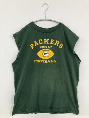 NFL/エヌエフエル/ノースリーブ/トップス/グリーン/LARGE
