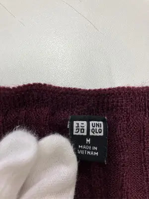 UNIQLO/ユニクロ/ニット/セーター/トップス/レッド/M