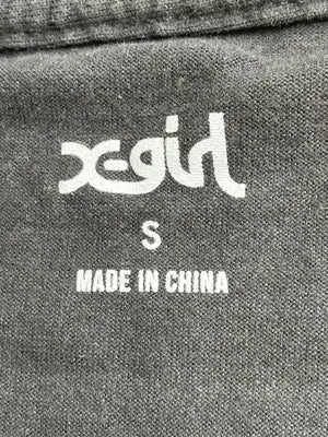 X-GIRL/エックスガール/Tシャツ/カットソー/トップス/グレー/S