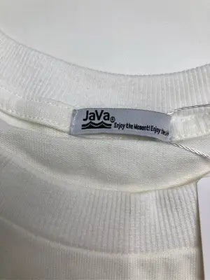 JaVa/ジャバ/ノースリーブ/トップス/ホワイト/XL
