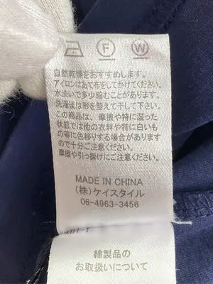 clear/クリア/Tシャツ/カットソー/トップス/ネイビー/F