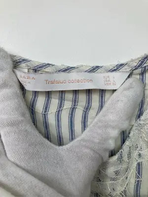 ZARA/ザラ/シャツ/ブラウス/トップス/ホワイト/USA L