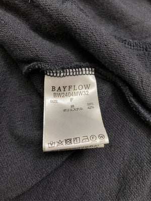 BAYFLOW/ベイフロー/パーカー/トップス/ブラック/F