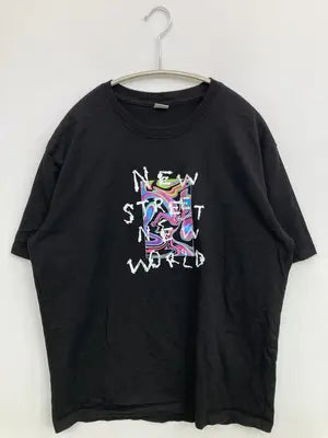 NEW STREET NEW WORLD/Tシャツ/カットソー/トップス/ブラック