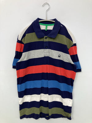 UNITED COLORS OF BENETTON/ユナイテッドカラーズオブベネトン/ポロシャツ/トップス/ネイビー/M