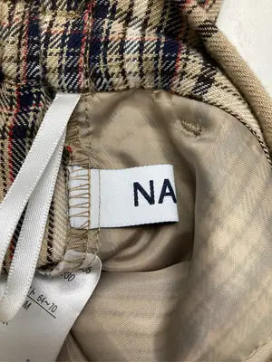 NAVY/ネイビー/スラックス/パンツ/ベージュ/M   ウエスト64～70