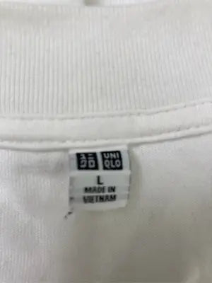 UNIQLO/ユニクロ/Tシャツ/カットソー/トップス/ホワイト/L