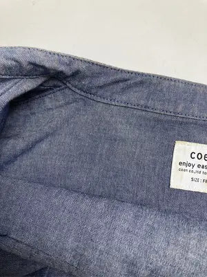 coen/コーエン/シャツ/ブラウス/トップス/ブルー/F