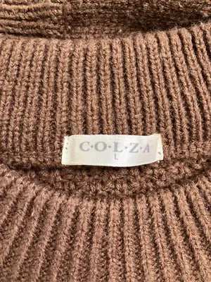 COLZA/コルザ/ニット/セーター/トップス/ブラウン/L