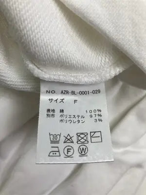 B.BALLSY/ビーボールジー/Tシャツ/カットソー/トップス/ホワイト/F