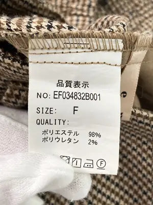 ems excite/エムズエキサイト/その他パンツ/パンツ/ブラウン/F