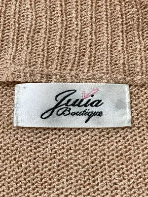 JULIA BOUTIQUE/ジュリアブティック/ニット/セーター/トップス/ベージュ