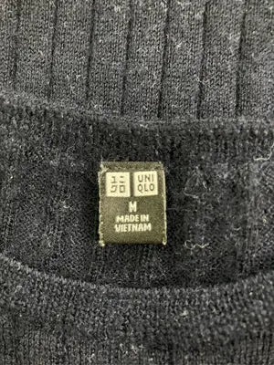 UNIQLO/ユニクロ/ニット/セーター/トップス/ブラック/M