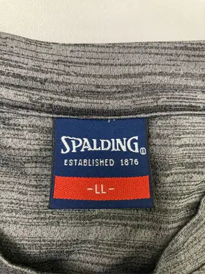 SPALDING/スポルディング/Tシャツ/カットソー/トップス/グレー/LL