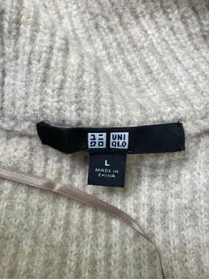 UNIQLO/ユニクロ/ワンピース/ワンピース/ドレス/ベージュ/L