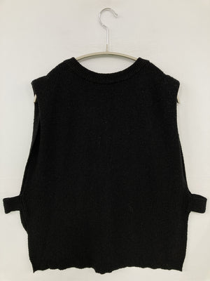 earth music&ecology/アースミュージックアンドエコロジー/ニット/セーター/トップス/ブラック