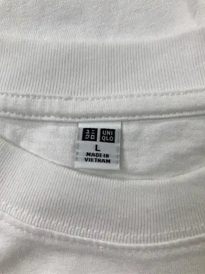 UNIQLO/ユニクロ/Tシャツ/カットソー/トップス/ホワイト/L