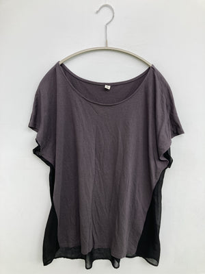 UNIQLO/ユニクロ/Tシャツ/カットソー/トップス/グレー/M