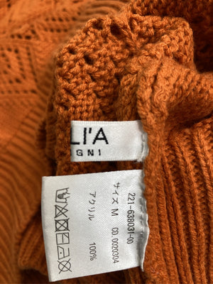 MLI'A/カーディガン/ボレロ/トップス/オレンジ/M