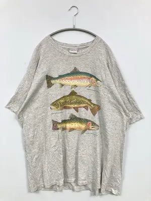 HARBORSIDE GRAPHICS/Tシャツ/カットソー/トップス/グレー/L