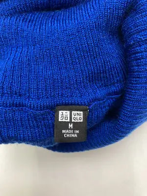 UNIQLO/ユニクロ/ニット/セーター/トップス/ブルー/M