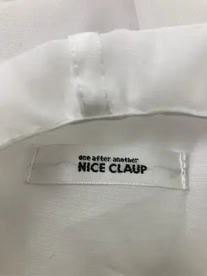 NICE CLAUP/ナイスクラップ/パーカー/トップス/ホワイト/F