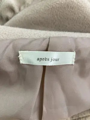 apre jour/アプレジュール/ノーカラーコート/ジャケット/アウター/ベージュ/F