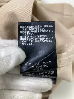 nano UNIVERSE/ナノユニバース/シャツ/ブラウス/トップス/ベージュ/M
